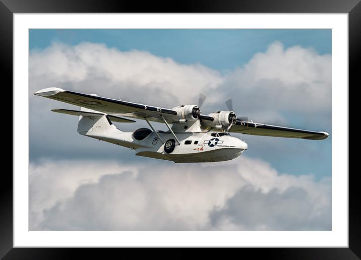 PBY Catalina Framed Mounted Print by J Biggadike