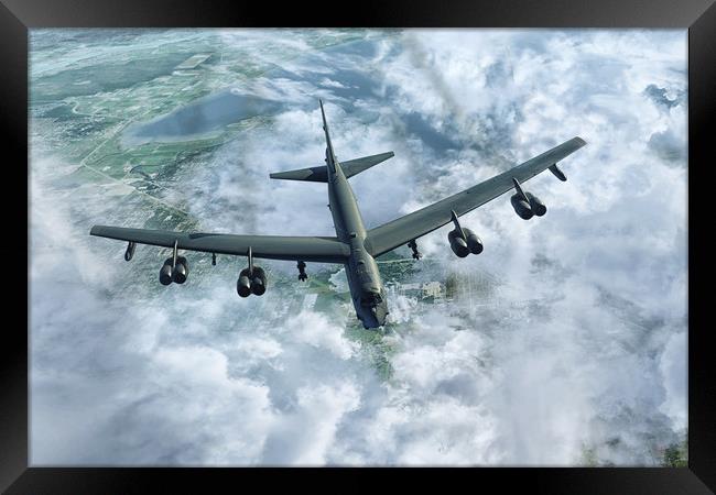 Buff B-52 Framed Print by J Biggadike