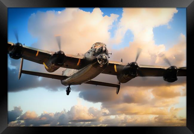 Lancaster Bomber - Skippy Framed Print by J Biggadike