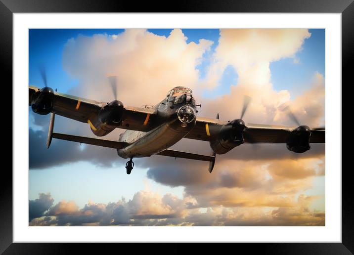 Lancaster Bomber - Skippy Framed Mounted Print by J Biggadike