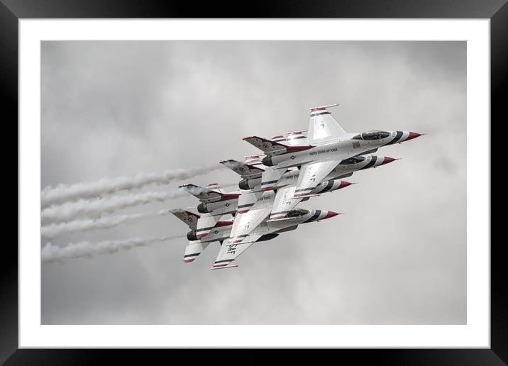 Thunderbird Stack Framed Mounted Print by J Biggadike