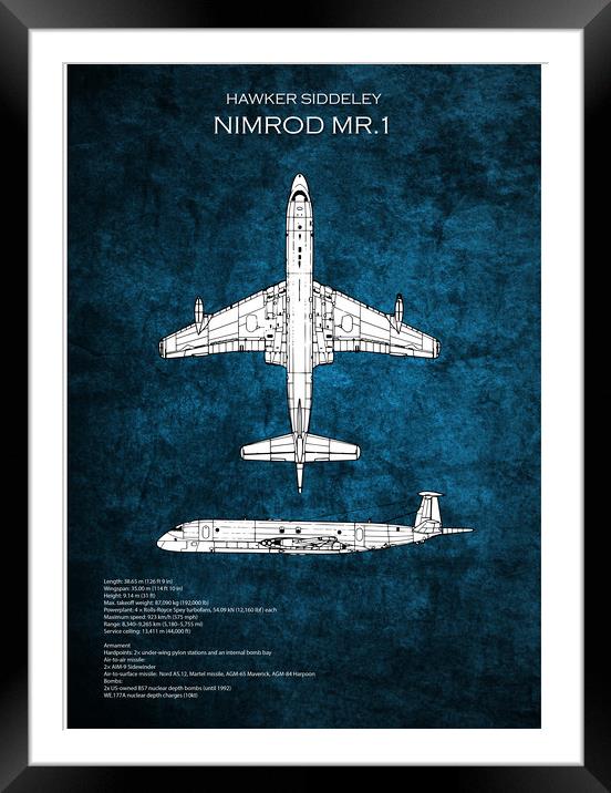 Nimrod MR.1 Framed Mounted Print by J Biggadike