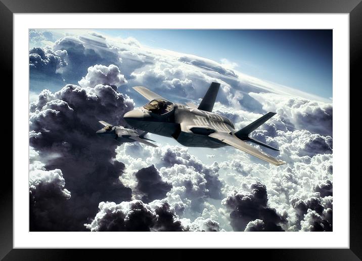 Strike Fighters Framed Mounted Print by J Biggadike