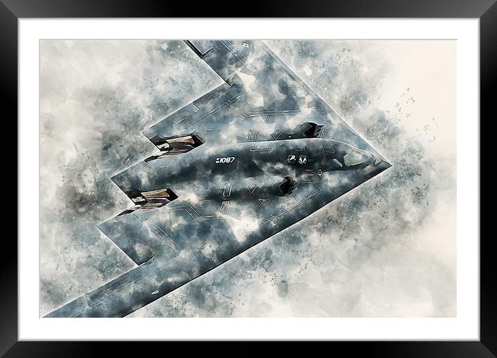 B2 Spirit - Painting Framed Mounted Print by J Biggadike