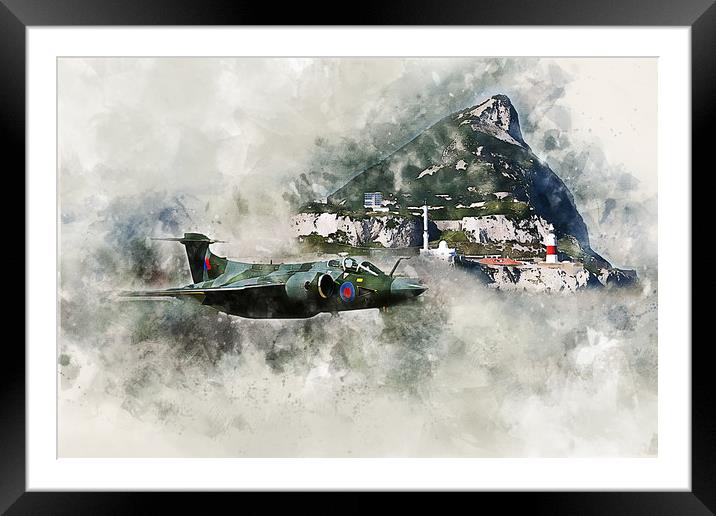 Buccaneer at The Rock - Painting Framed Mounted Print by J Biggadike