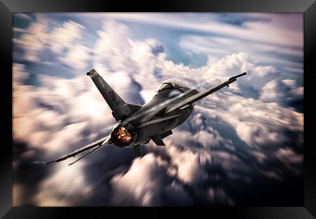 F-16 20th Fighter Wing Framed Print by J Biggadike