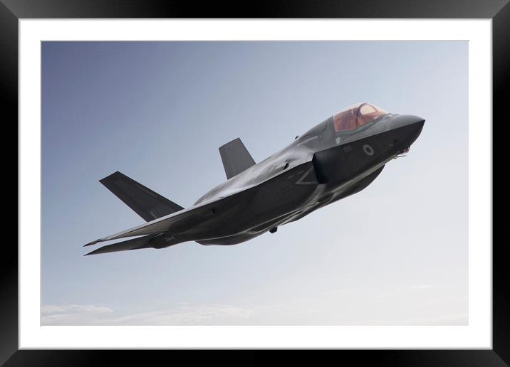 617 Squadron F-35 Lightning II Framed Mounted Print by J Biggadike