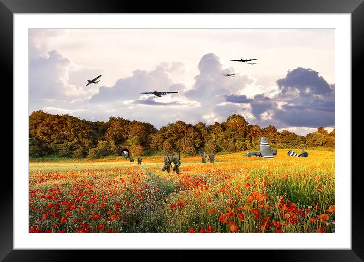 Battle of Normandy Framed Mounted Print by J Biggadike