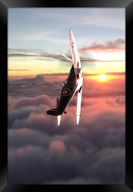 Spitfire, Mitchells Vision Framed Print by J Biggadike