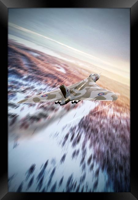 Vulcan Cold War Framed Print by J Biggadike
