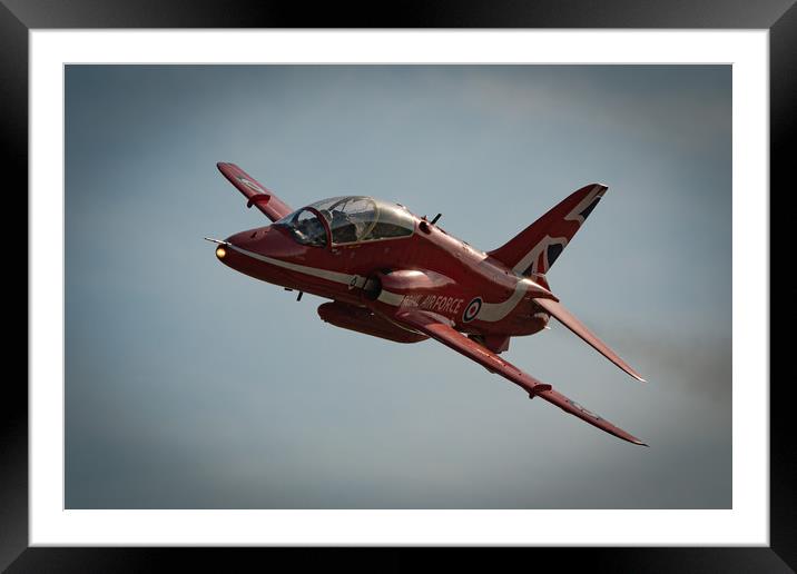 Red Arrow Pass Framed Mounted Print by J Biggadike