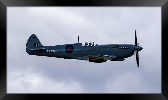 Supermarine Spitfire PL983 Framed Print by J Biggadike
