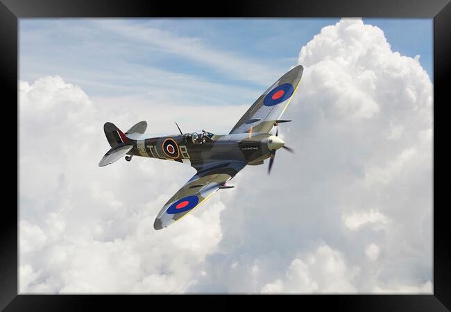 Spitfire A Flying Legend Framed Print by J Biggadike