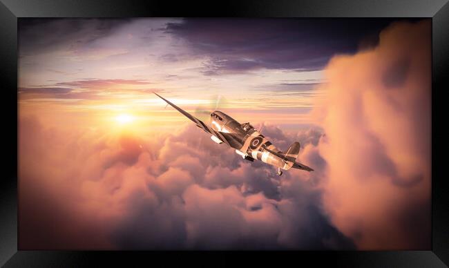 Spitfire - Best Seat In The House Framed Print by J Biggadike