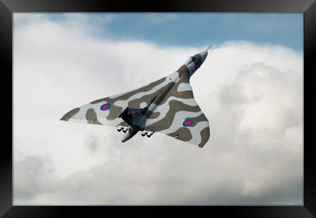 Vulcan Bomber Howl Framed Print by J Biggadike