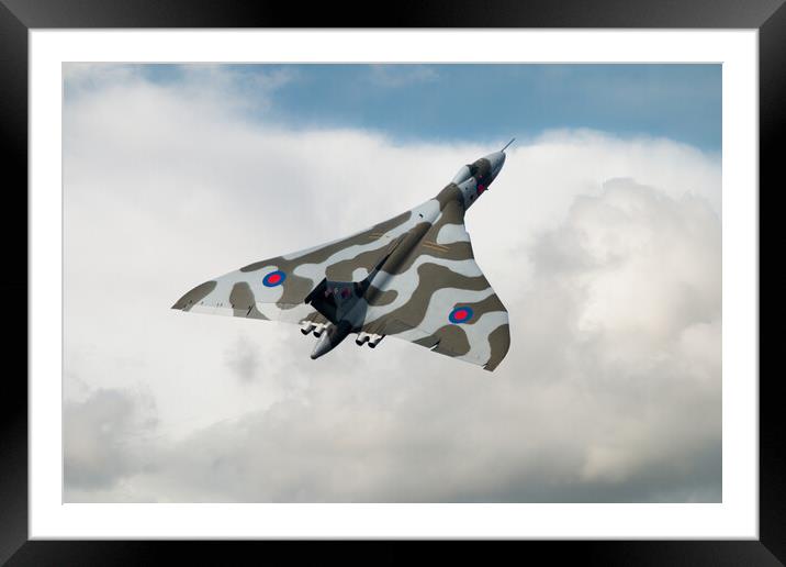 Vulcan Bomber Howl Framed Mounted Print by J Biggadike