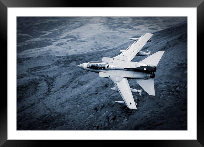 Tornado Pass Framed Mounted Print by J Biggadike