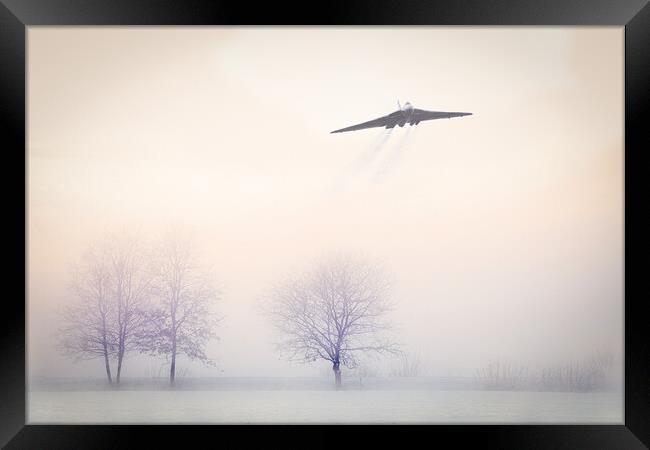 Vulcan Winter Return Framed Print by J Biggadike