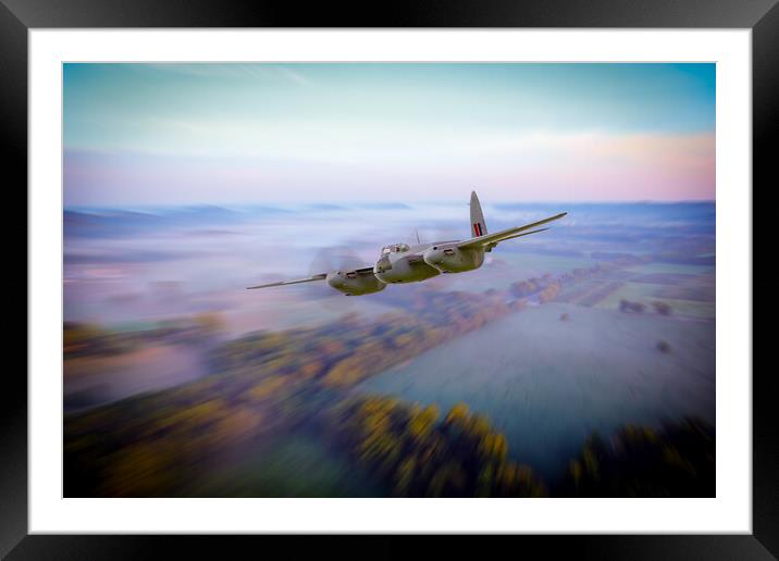 Mosquito Run In Framed Mounted Print by J Biggadike