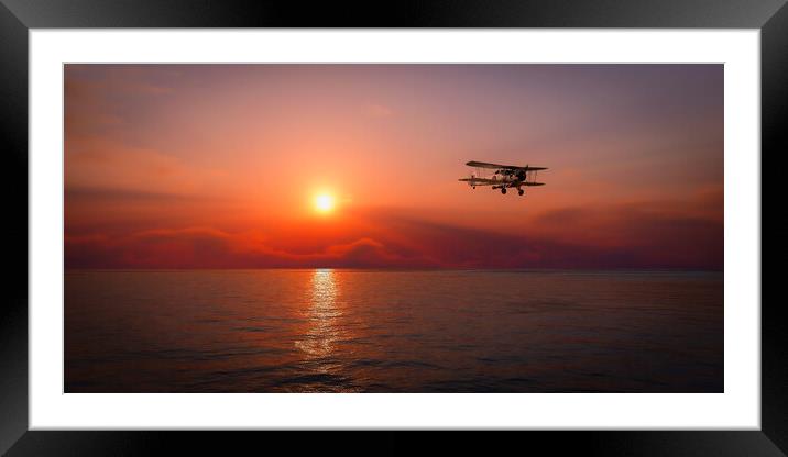 Sunset Sentinel Framed Mounted Print by J Biggadike