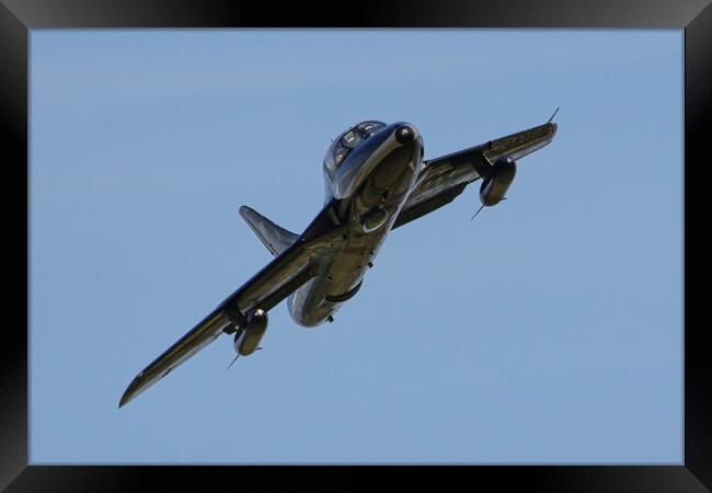 Hawker Hunter T7 Framed Print by J Biggadike