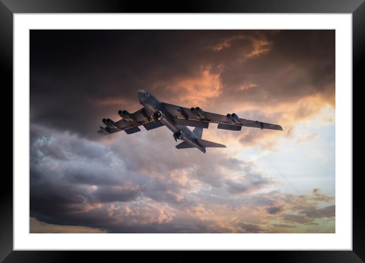 B-52 Launch Framed Mounted Print by J Biggadike