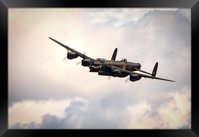 Lancaster Bomber Bomb Bay Framed Print by J Biggadike