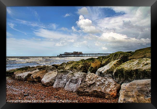 Hastings Seafront Framed Print by Matthew Bates
