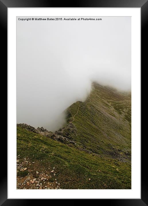  Helvellyn  Framed Mounted Print by Matthew Bates