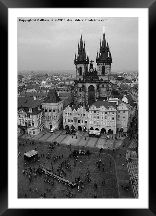 Church of Our Lady before Týn Framed Mounted Print by Matthew Bates