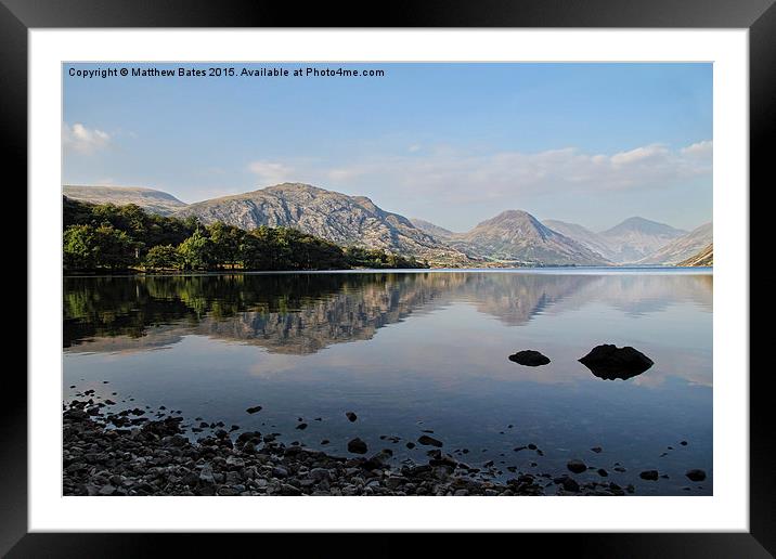  Wast Water Framed Mounted Print by Matthew Bates
