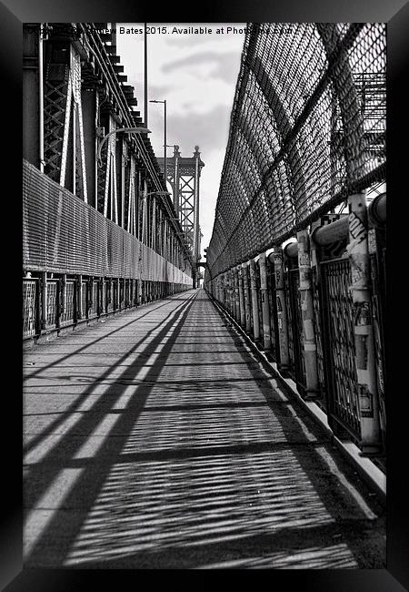 Manhattan Bridge Framed Print by Matthew Bates