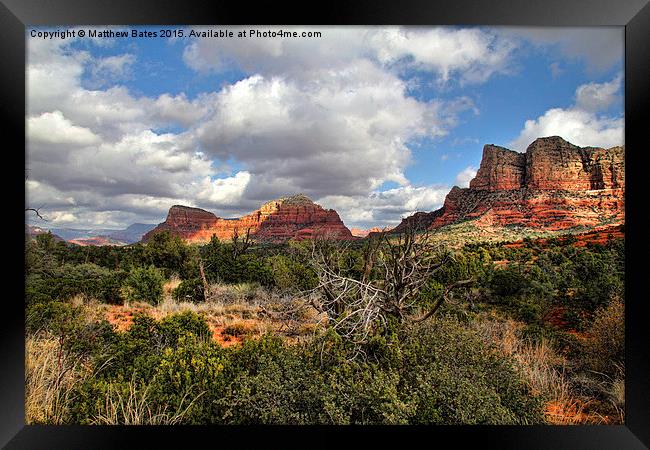 Sedona National Park Framed Print by Matthew Bates