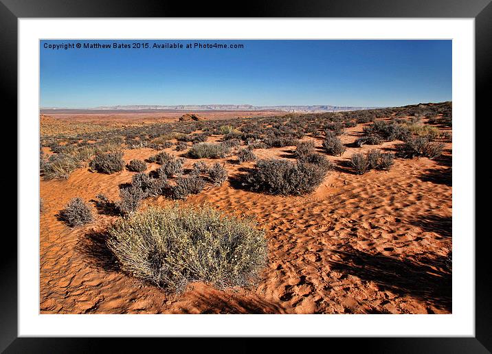 Baron Arizona Framed Mounted Print by Matthew Bates