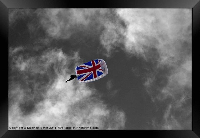 Britain rule the skies. Framed Print by Matthew Bates