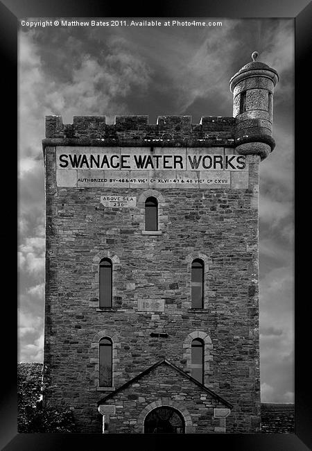 Swanage Water Works Framed Print by Matthew Bates