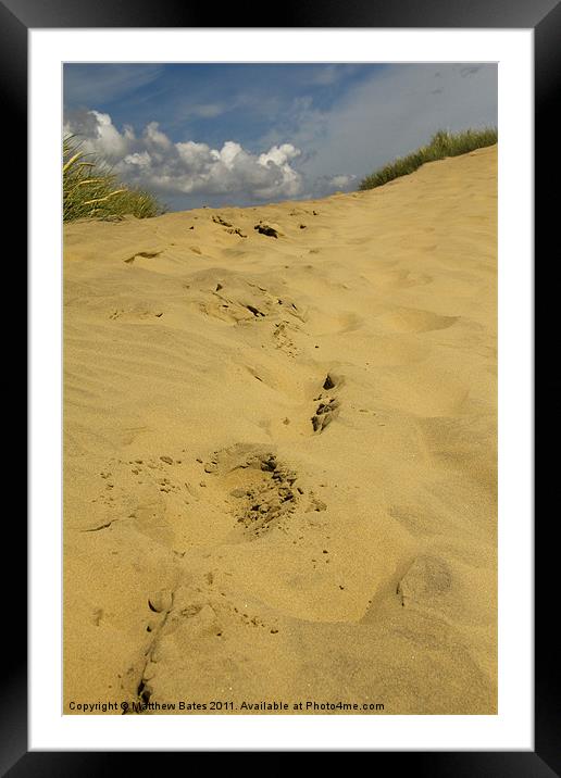 Camber Dunes Framed Mounted Print by Matthew Bates