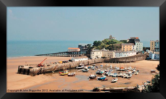 Tenby 6 Framed Print by John Biggadike