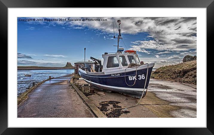  Our Lads Framed Mounted Print by John Biggadike