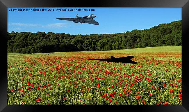  Vulcan Framed Print by John Biggadike