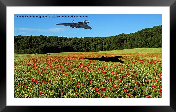  Vulcan Framed Mounted Print by John Biggadike