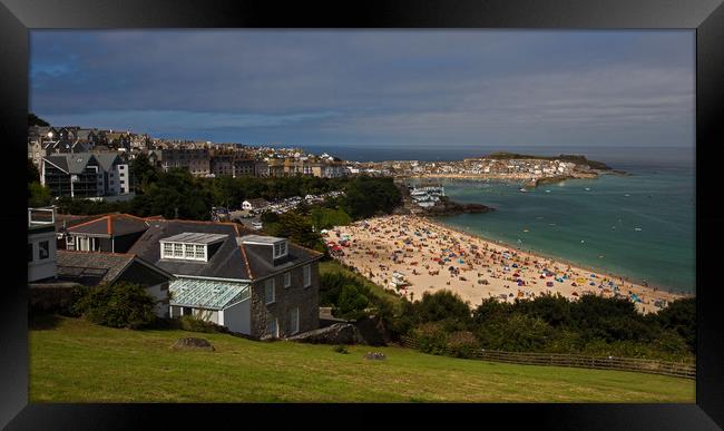 St Ives Framed Print by John Biggadike