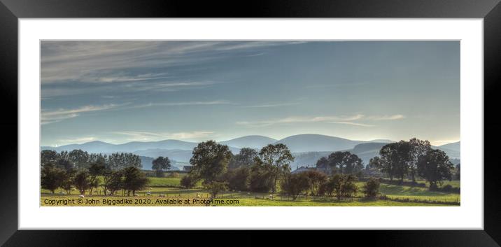 Misty morning Framed Mounted Print by John Biggadike