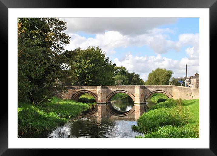 Water Under The Bridge Framed Mounted Print by Daniel Gray