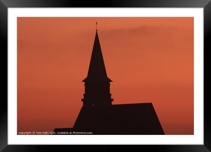 Church at sunrise Framed Mounted Print by Tom Hall