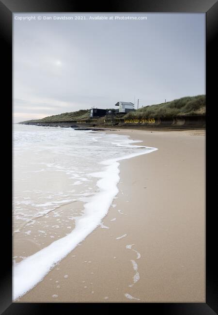 Sea Palling Beach Framed Print by Dan Davidson