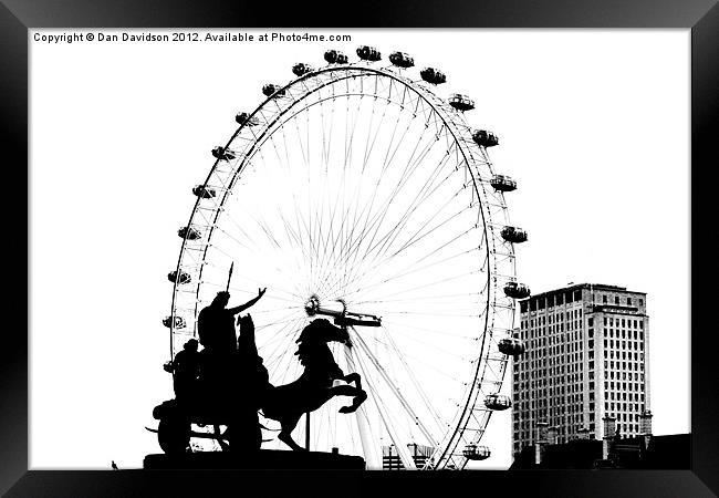 Boudicca London Framed Print by Dan Davidson