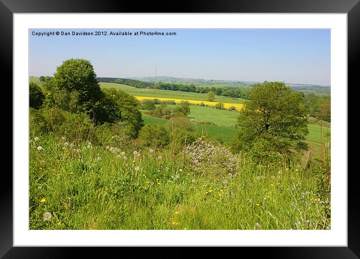 West Yorkshire Views Framed Mounted Print by Dan Davidson