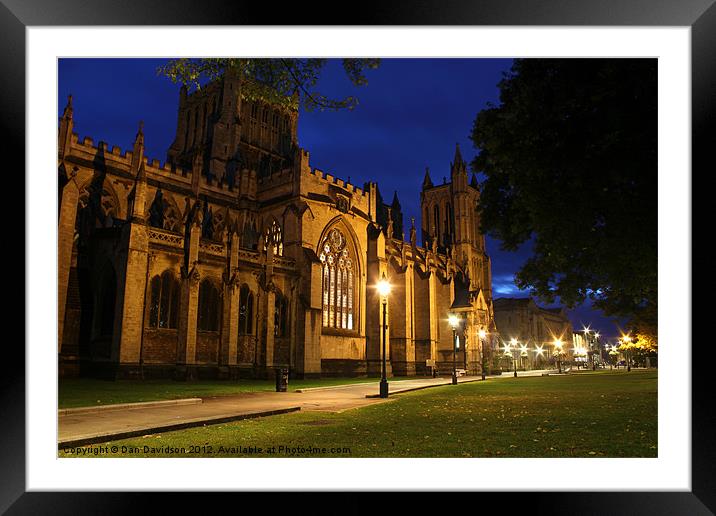 Bristol Cathedral Framed Mounted Print by Dan Davidson