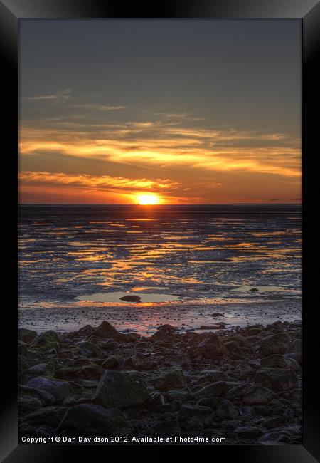 Welsh Sunset Framed Print by Dan Davidson